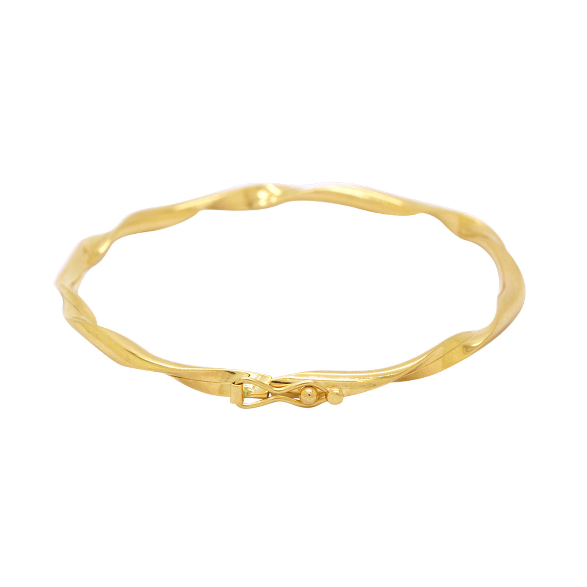 Bracelete Fio Redondo Bitola 3,00 mm em Ouro 18K