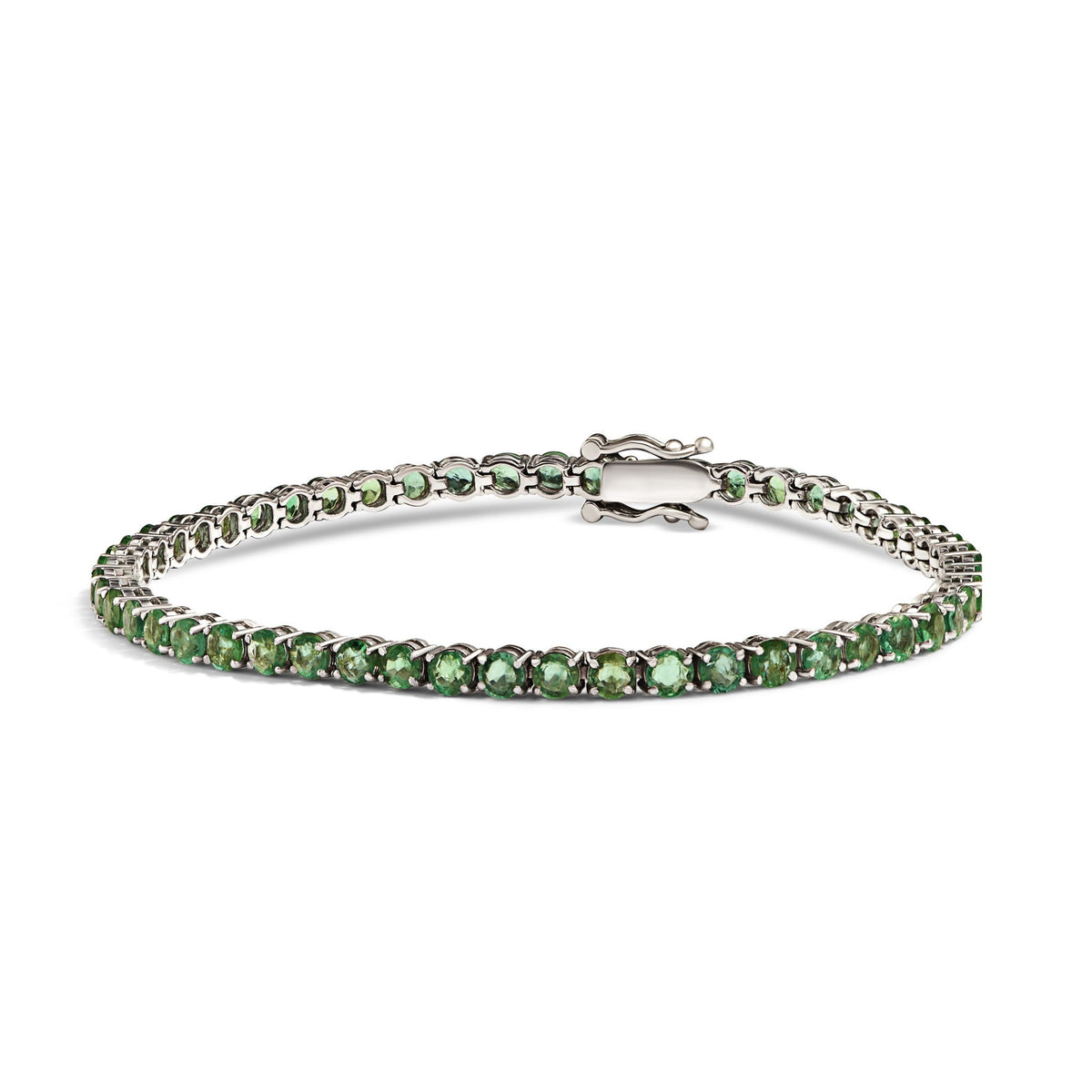 Pulseira Riviera Clássica Esmeraldas 3,1mm