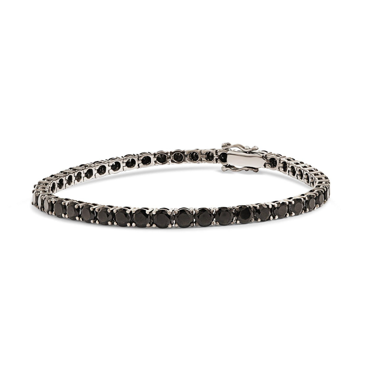 Pulseira Riviera Clássica Turmalina Negra 3,8mm