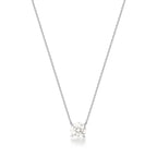 Colar de Prata 925 com Pedra Moissanite 8mm