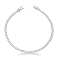 Pulseira Riviera de Prata 925 com Cristais Redondos