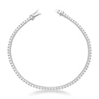 Pulseira Riviera de Prata 925 com Cristais Redondos