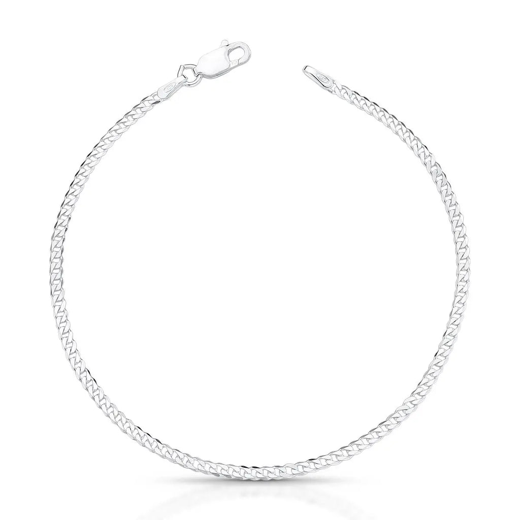 Pulseira de Prata 925 em Malha Groumet