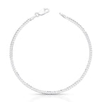 Pulseira de Prata 925 em Malha Groumet