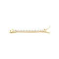 Extensor Folheado a Ouro de Riviera com Zircônias Redondas