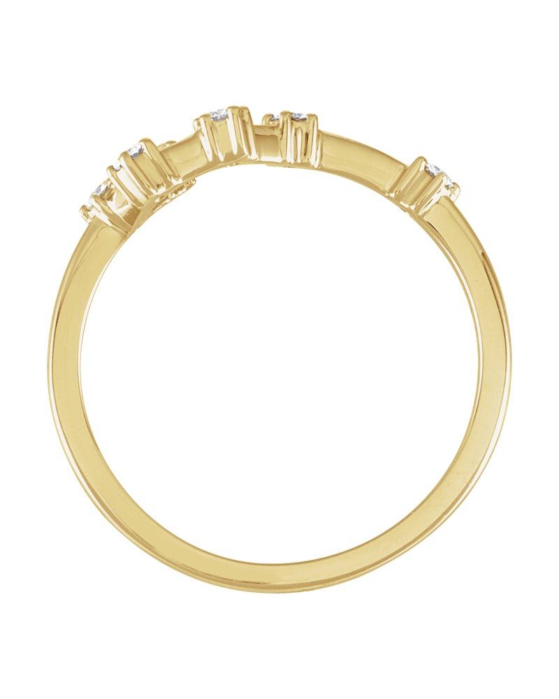 Anel Constelação Signo em Ouro 14k com Diamantes Naturais