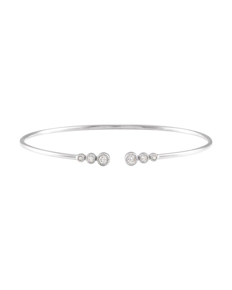 Bracelete Cravejado em Ouro 14k com Diamantes Naturais