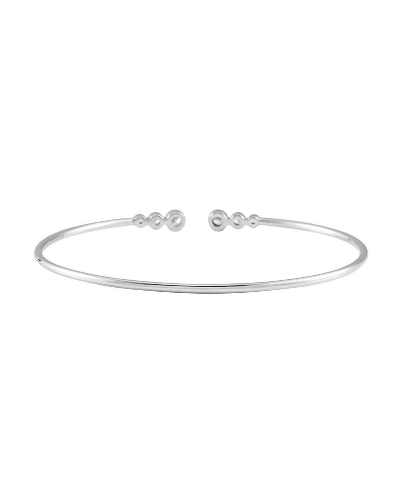 Bracelete Cravejado em Ouro 14k com Diamantes Naturais