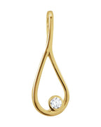 Pingente Galileia em Ouro 14k com Diamantes Naturais