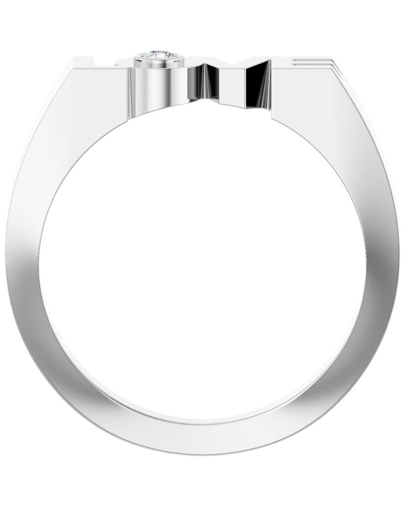 Anel Amor em Ouro 14k com Diamantes Naturais