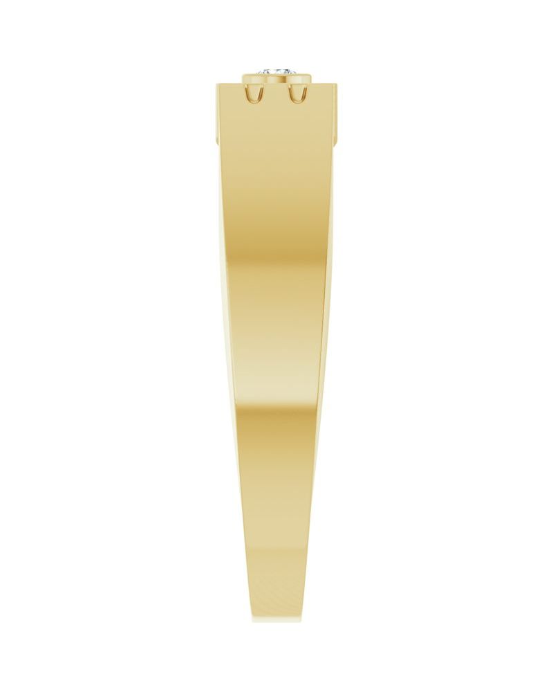 Anel Amor em Ouro 14k com Diamantes Naturais