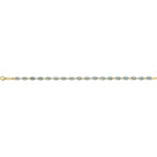 Pulseira riviera topázio azul – Ouro Amarelo 14k