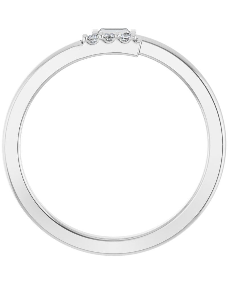 Anel Empilhável em Ouro 14k com Diamantes Naturais – Modelo 5