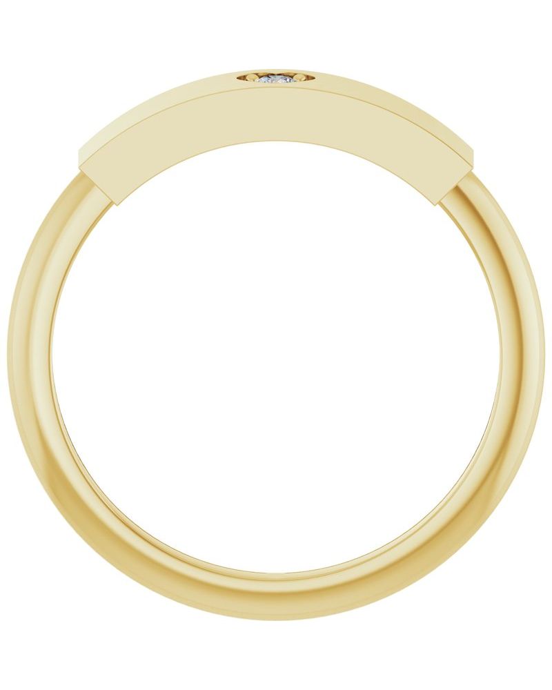 Anel Coração para Gravação em Ouro 14k com Diamantes Naturais
