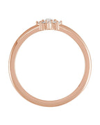 Anel Halo em Ouro 14k com Diamantes Naturais – Modelo 3