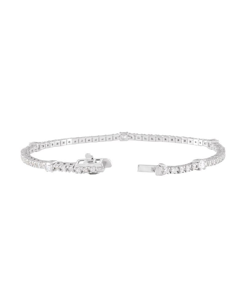 Pulseira Riviera em Ouro 14k com Diamantes de Laboratório – Modelo 16