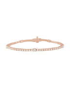 Pulseira Riviera em Ouro 14k com Diamantes de Laboratório – Modelo 16