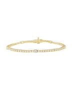 Pulseira Riviera em Ouro 14k com Diamantes de Laboratório – Modelo 16