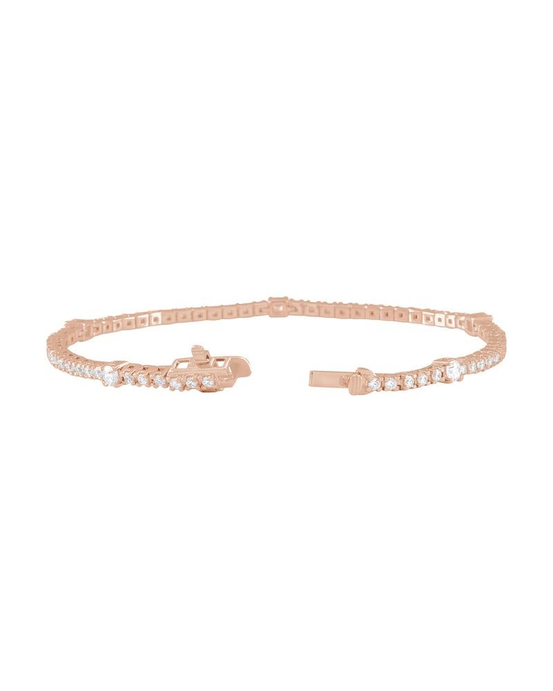 Pulseira Riviera em Ouro 14k com Diamantes de Laboratório – Modelo 16