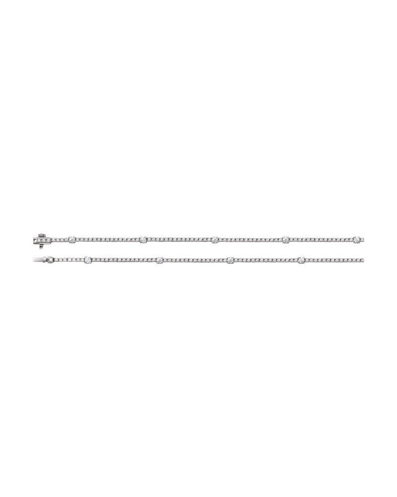 Colar Riviera em Ouro 14k com Diamantes de Laboratório – Modelo 6