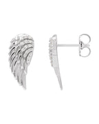 Brinco Asa de Anjo em Ouro 14k com Diamantes Naturais