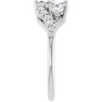 Anel Toi et Moi Delicado – Branco 14k – perfil