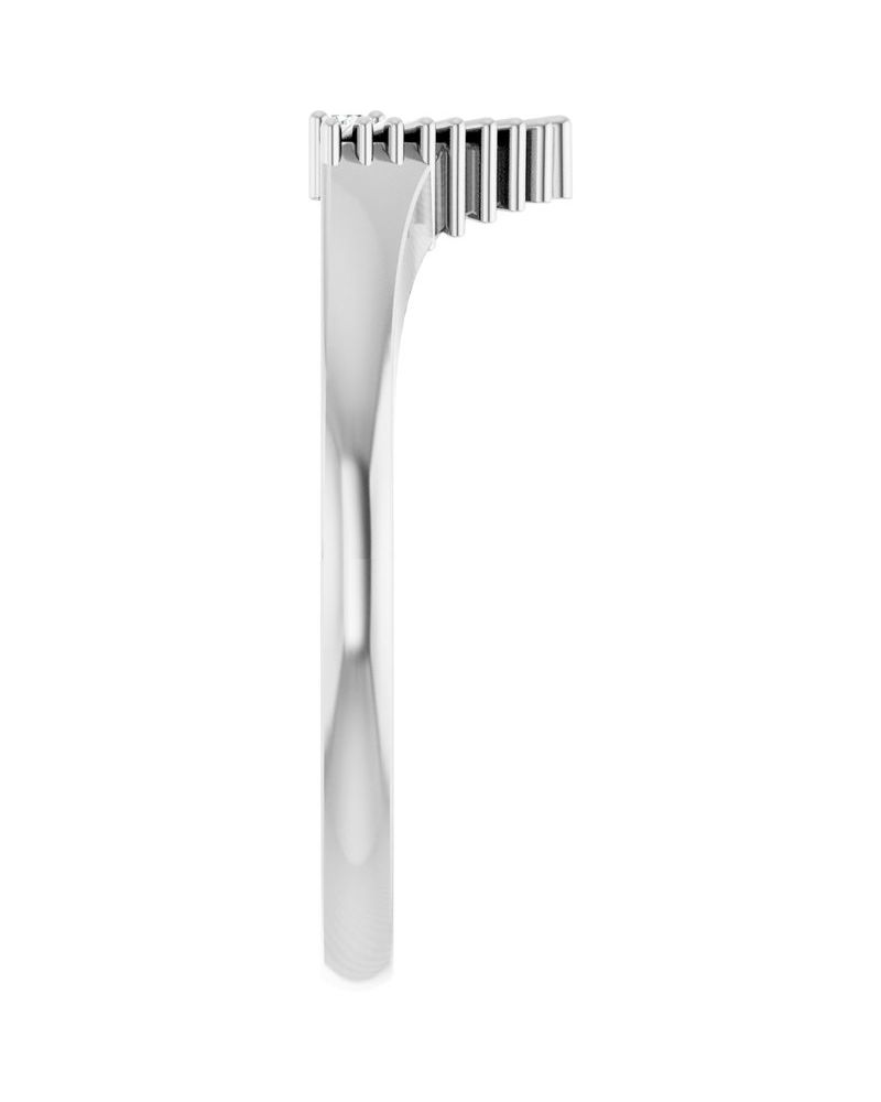 Anel Leque em Ouro 14k com Diamantes Naturais