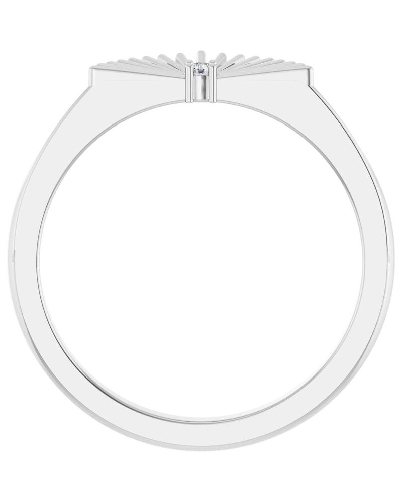Anel Leque em Ouro 14k com Diamantes Naturais