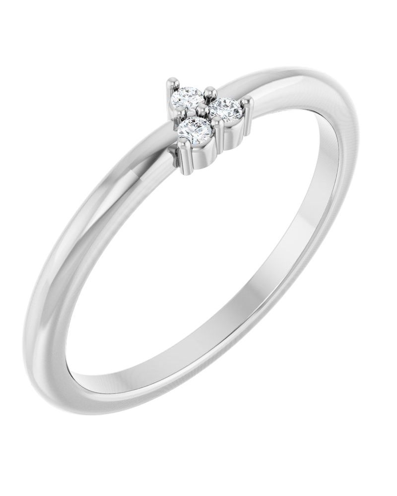 Anel Cluster em Ouro 14k com Diamantes Naturais