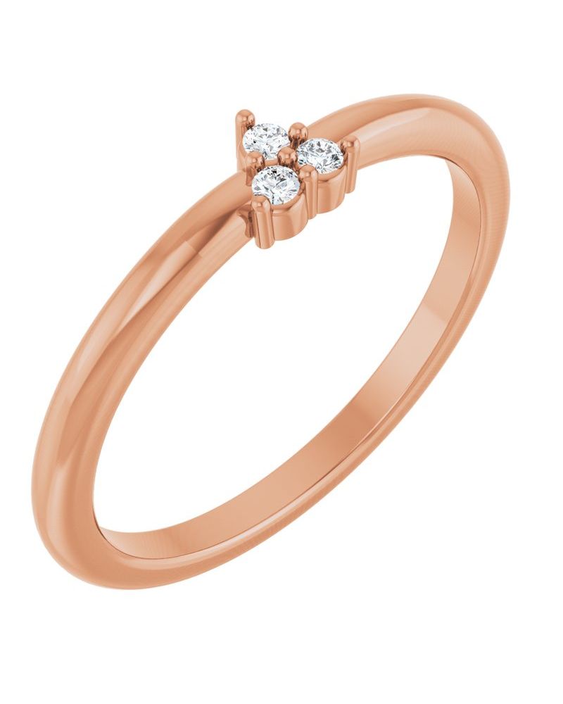 Anel Cluster em Ouro 14k com Diamantes Naturais