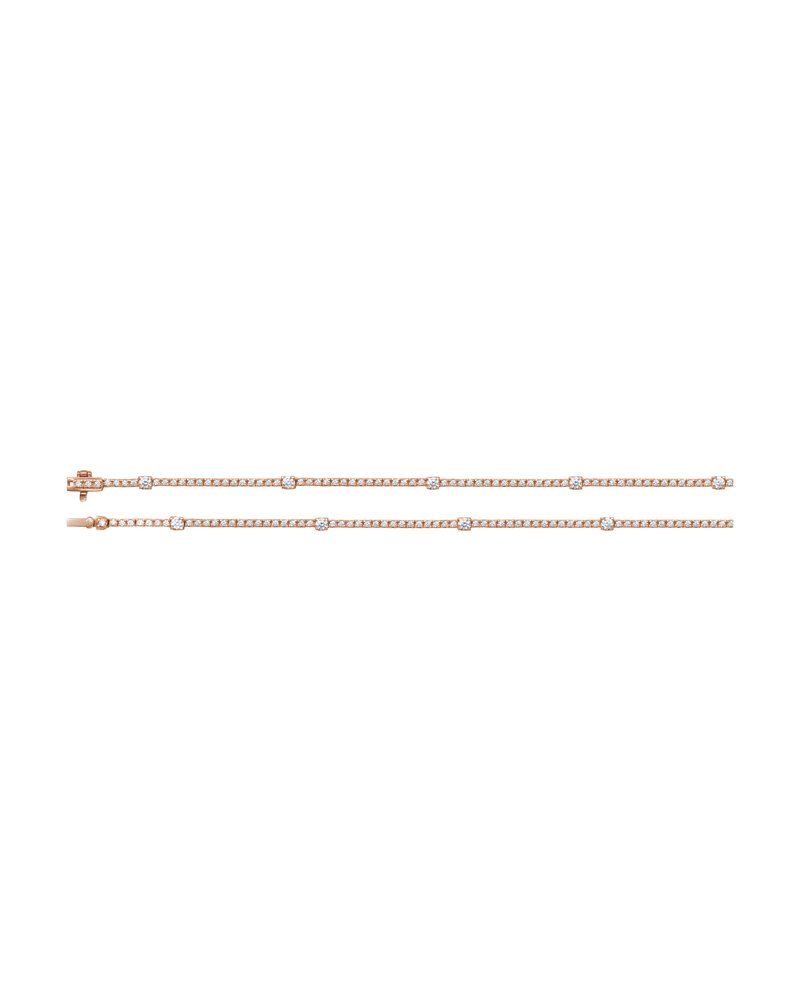 Colar Riviera em Ouro 14k com Diamantes de Laboratório – Modelo 6