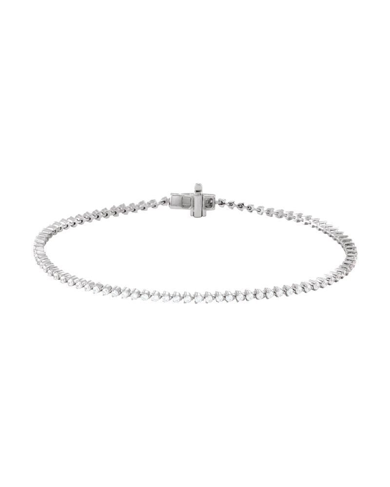 Pulseira Riviera em Ouro 14k com Diamantes Naturais – Modelo 3