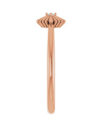 Anel Estrela Cravejado em Ouro 14k com Diamantes Naturais – Modelo 3