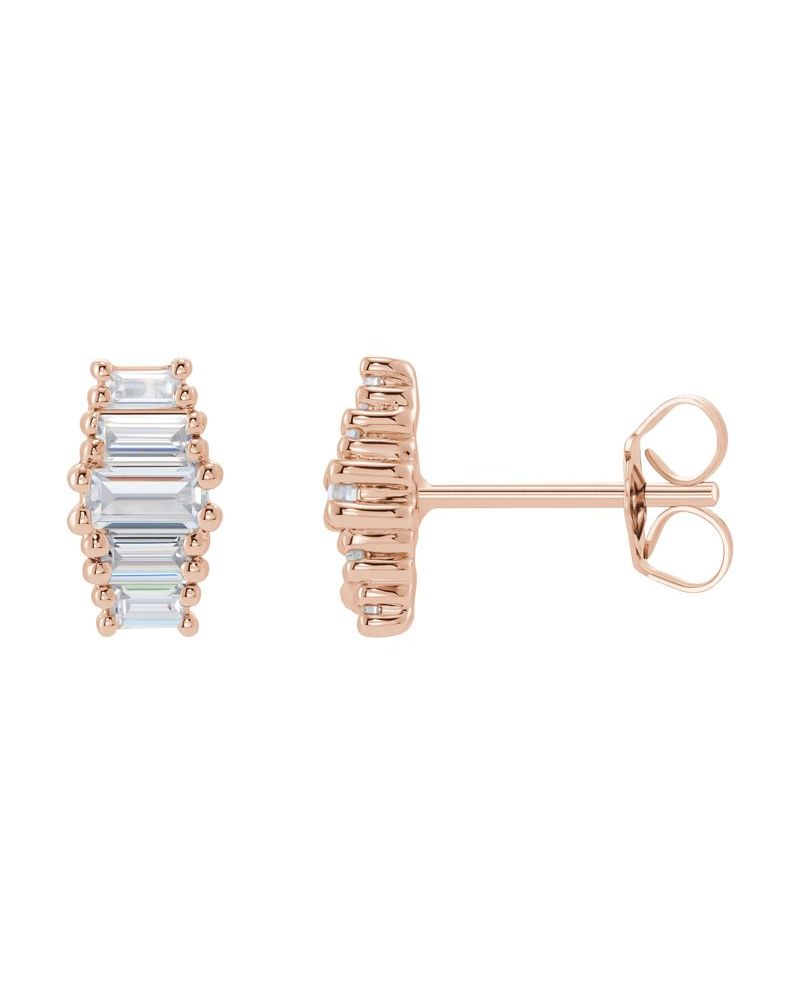 Brinco Ponto de Luz em Ouro 14k com Diamantes de Laboratório – Modelo 6