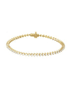 Pulseira Riviera em Ouro 14k com Diamantes de Laboratório – Modelo 14