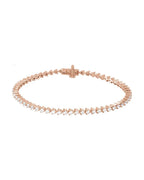 Pulseira Riviera em Ouro 14k com Diamantes de Laboratório – Modelo 14
