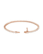Pulseira Riviera em Ouro 14k com Diamantes de Laboratório – Modelo 14