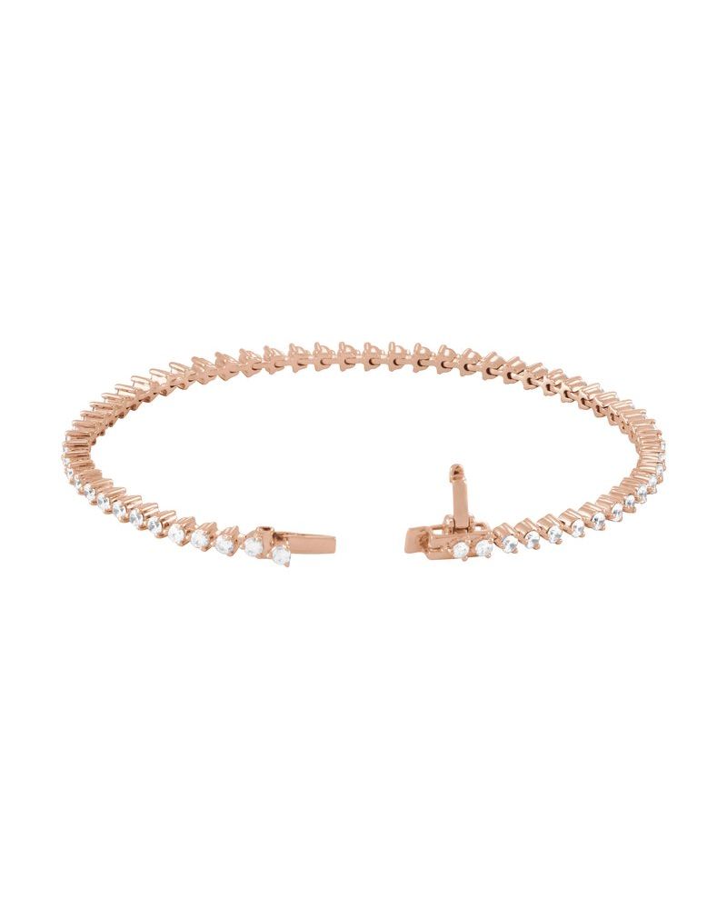 Pulseira Riviera em Ouro 14k com Diamantes de Laboratório – Modelo 14