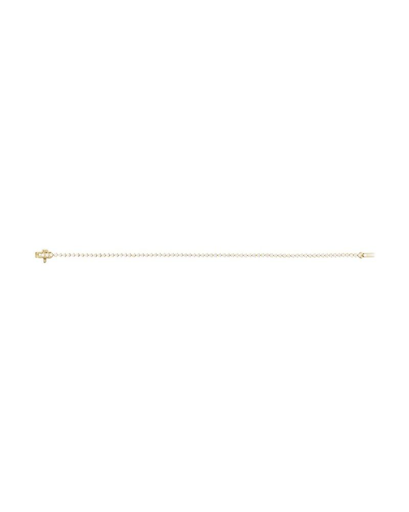 Pulseira Riviera em Ouro 14k com Diamantes Naturais – Modelo 3
