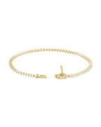 Pulseira Riviera em Ouro 14k com Diamantes de Laboratório – Modelo 14