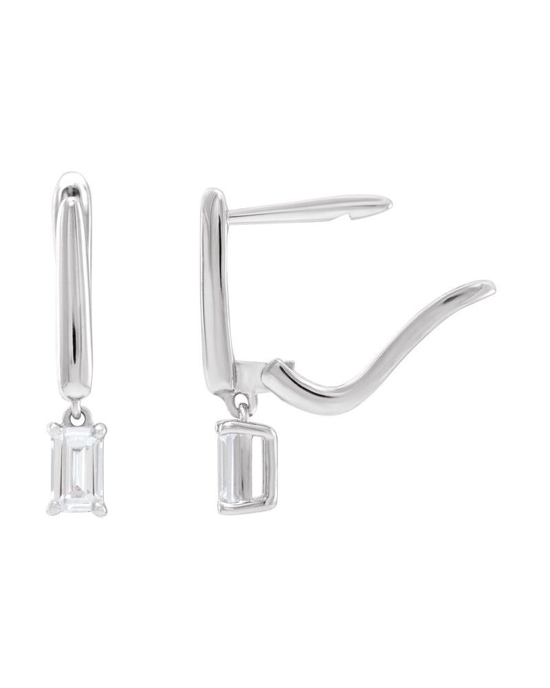 Brinco em Ouro 14k com Diamantes de Laboratório – Modelo 10