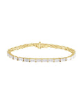 Pulseira Riviera em Ouro 14k com Diamantes de Laboratório – Modelo 17
