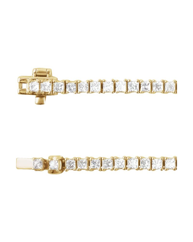 Colar Riviera em Ouro 14k com Diamantes de Laboratório – Modelo 10