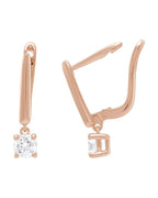 Brinco em Ouro 14k com Diamantes de Laboratório – Modelo 5