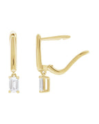 Brinco em Ouro 14k com Diamantes de Laboratório – Modelo 10