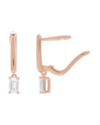 Brinco em Ouro 14k com Diamantes de Laboratório – Modelo 10