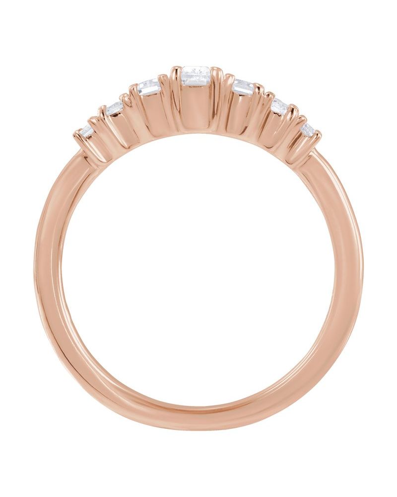 Anel em Ouro 14k com Diamantes de Laboratório – Modelo 3