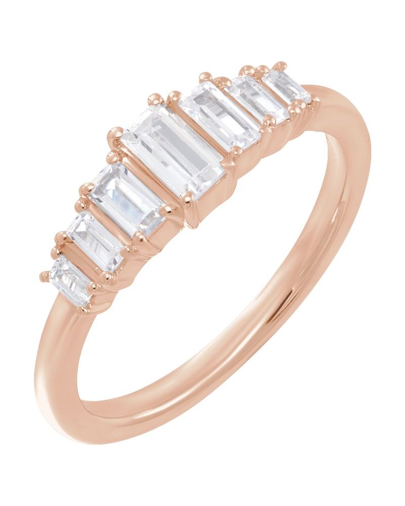 Anel em Ouro 14k com Diamantes de Laboratório – Modelo 3