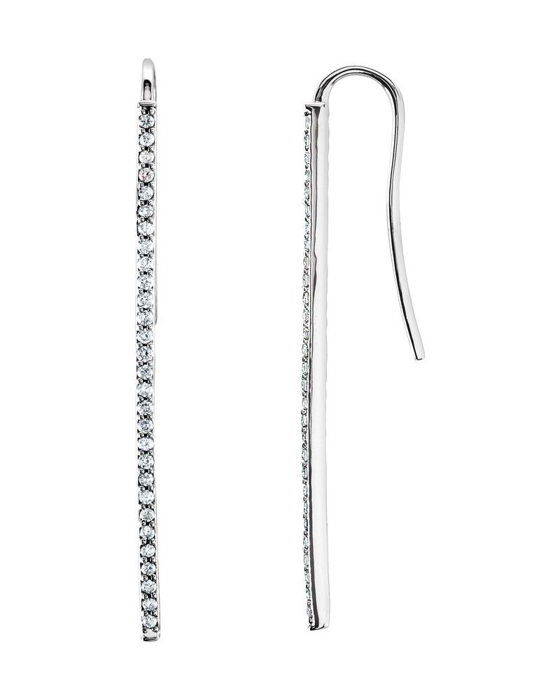 Brinco Barra em Ouro 14k com Diamantes Naturais – Modelo 5