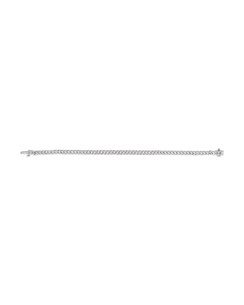 Pulseira Elos Cravejada em Ouro 14k com Diamantes Naturais – Modelo 3